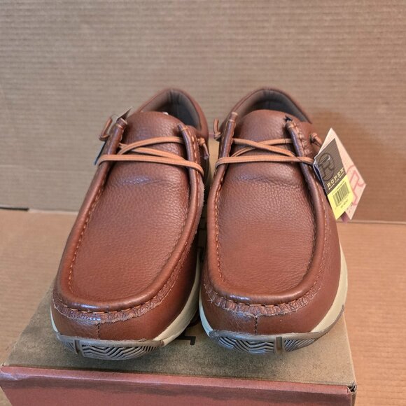 ROPER Men's Clearcut Slip On Casual Shoes  Size 8 Tumbled Brown 09-020-1662-3334 - Picture 2 of 14